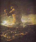 Francisco Jose de Goya The Colossus. oil